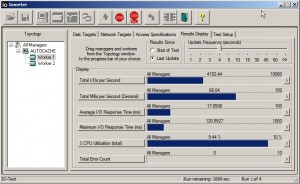 15 minutes into test-iometer