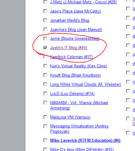 Vote for Justin's IT Blog