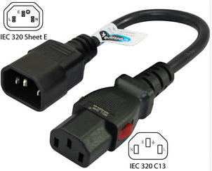 C13 to C14 for 125v-250v