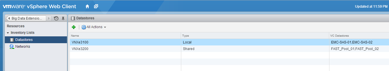 Storage Resource Assignment